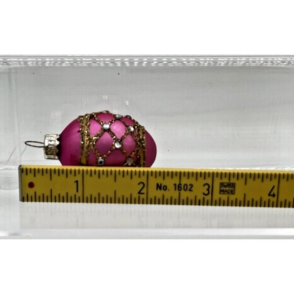 Pier 1 Imports Christmas Easter Ornament Tree Glass Eggs 2 boxes 12 eggs Retired - Picture 11 of 15